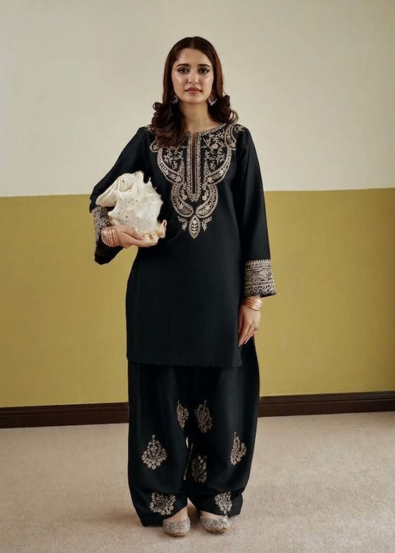 PURE DHANAK EMBROIDERED COLLEECTION