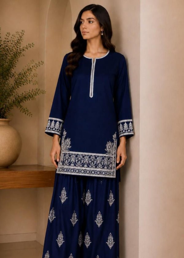 DHANAK EMBROIDERED 2 PC
